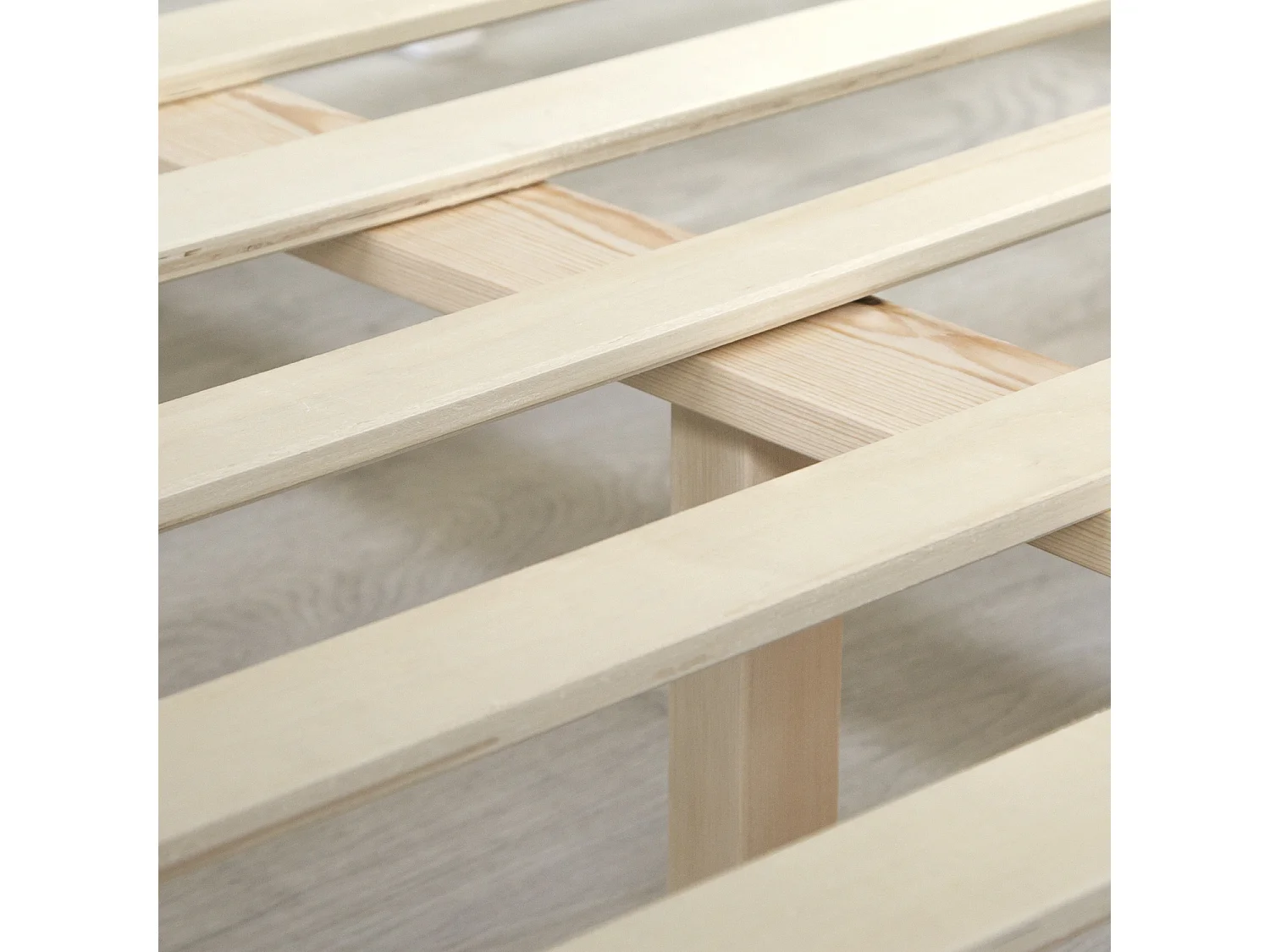 Łóżko podwójne 140x200 cm Biało-brązowe