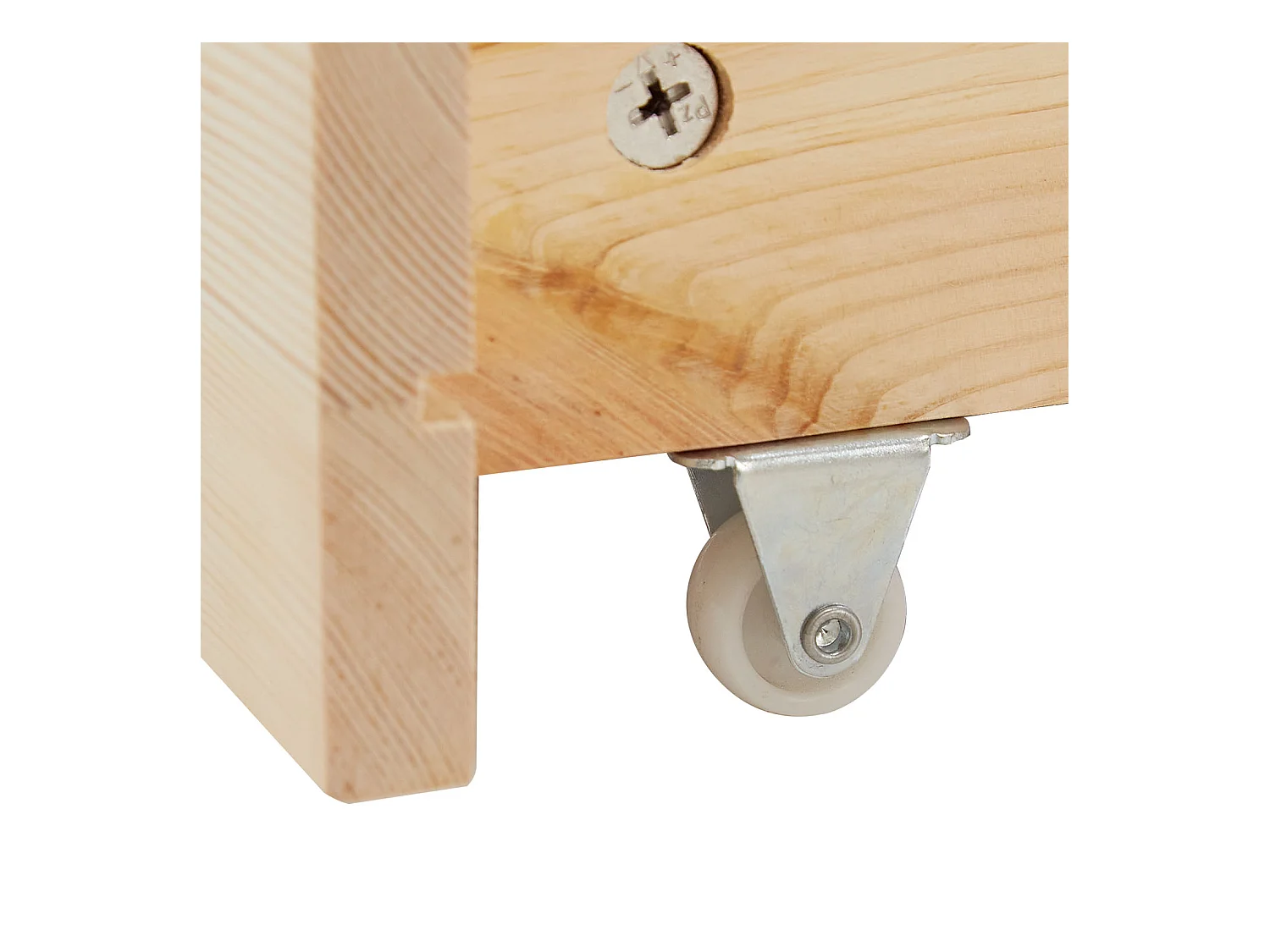 Palettenbett 100x200 cm Natur