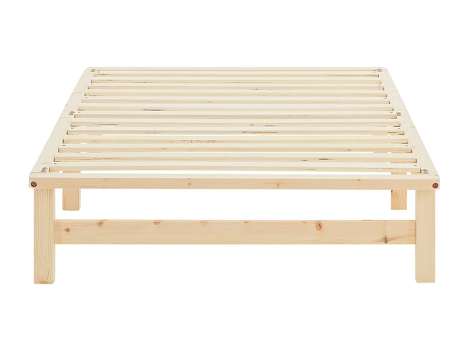 Palletbed 100x200 cm Natuurlijk