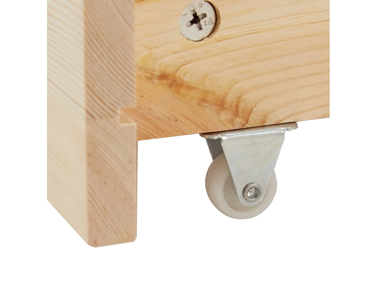 Palletbed 100x200 cm Natuurlijk