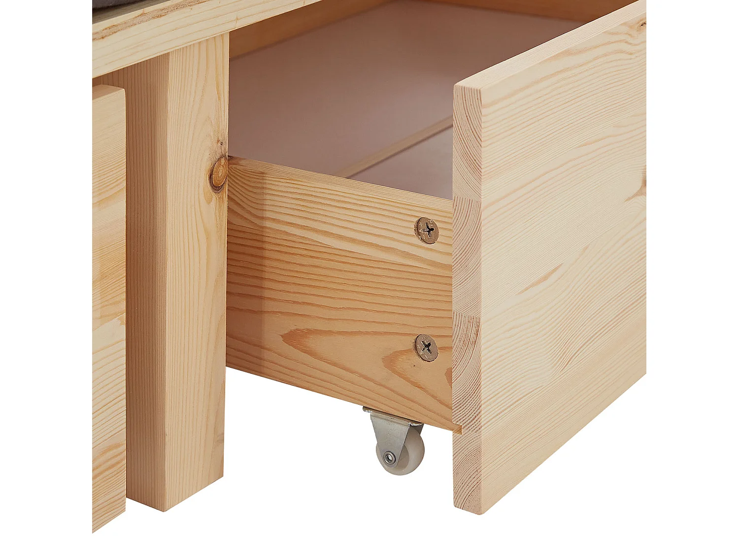 Palletbed 100x200 cm Natuurlijk