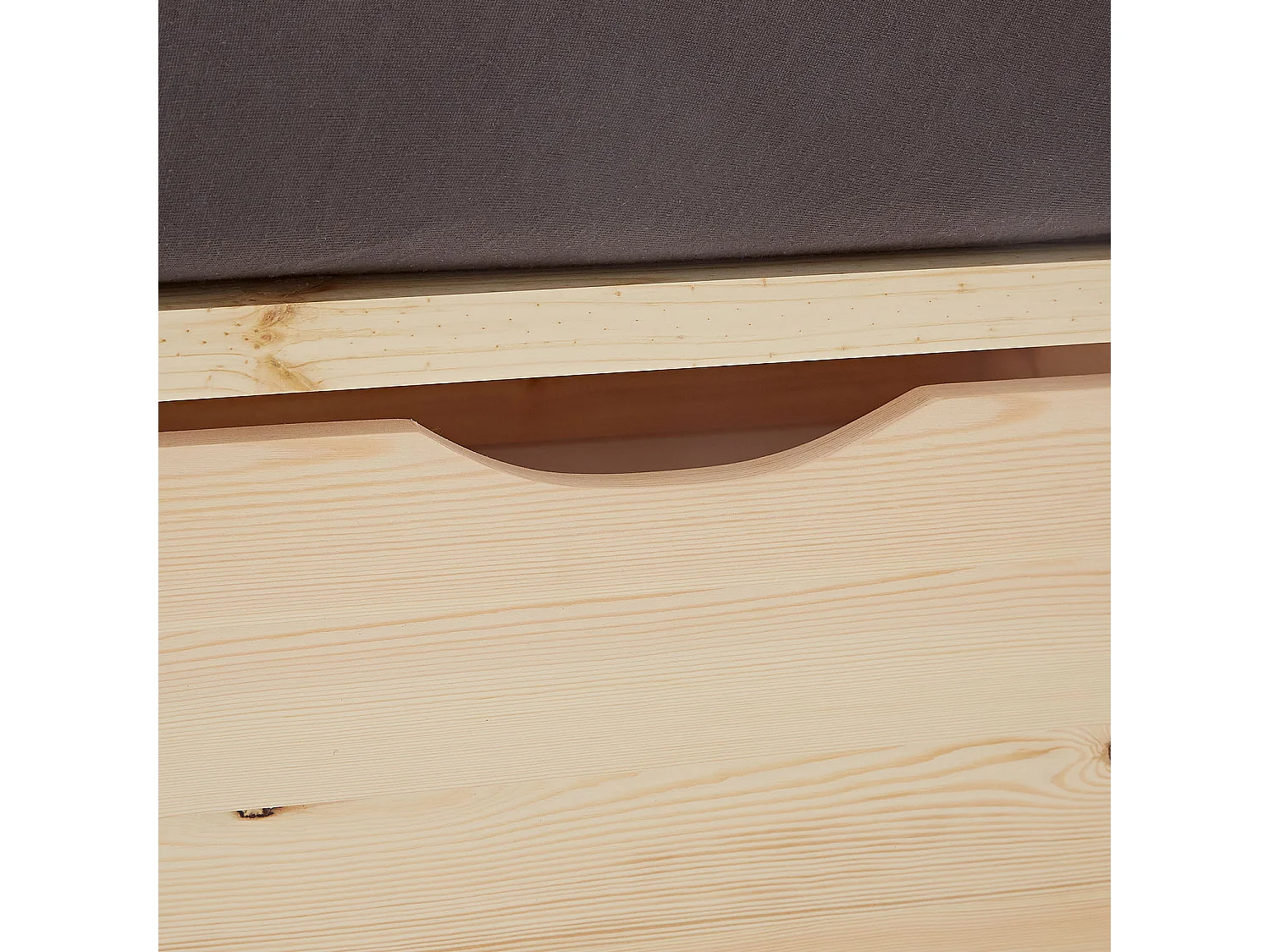 Palletbed 100x200 cm Natuurlijk