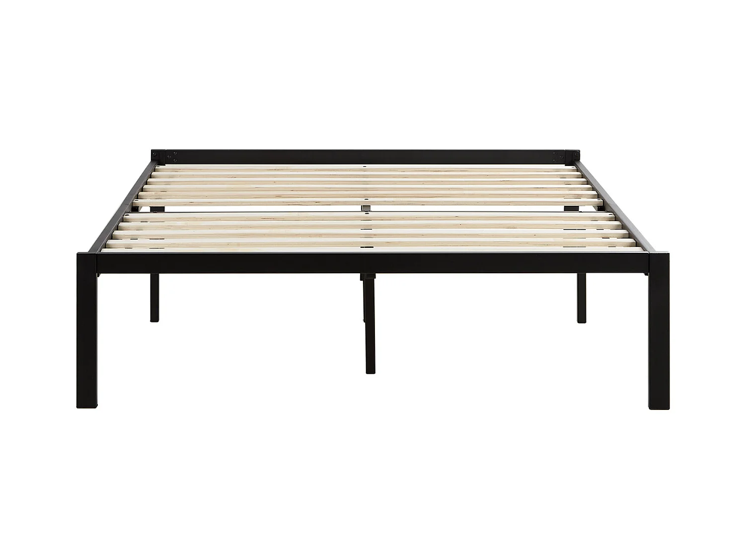 Lit 145x38x205 cm noir