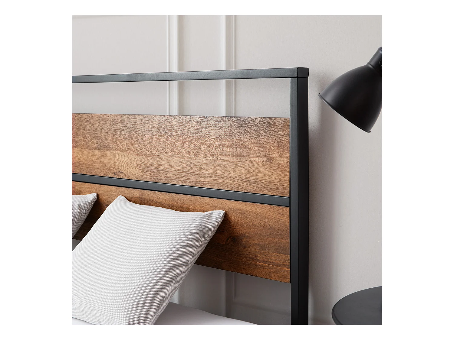 Lit 145x94,5x210 cm Noir