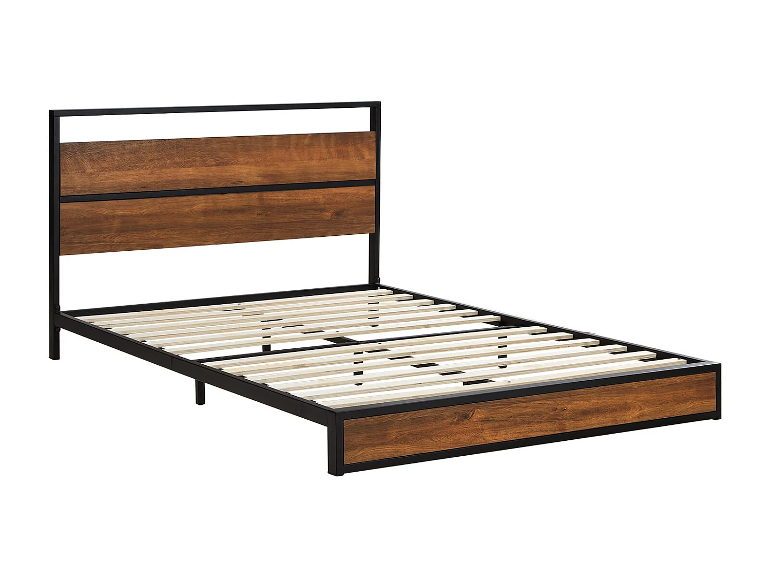 Bett 145x94,5x210 cm Schwarz