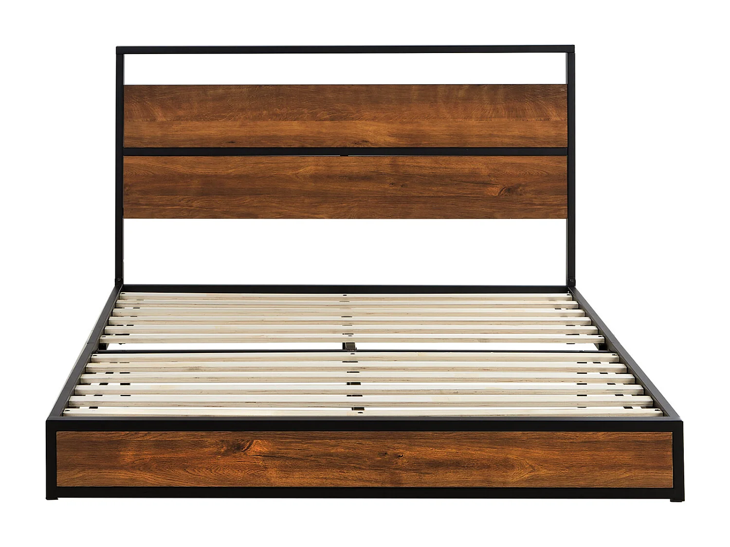 Bett 145x94,5x210 cm Schwarz