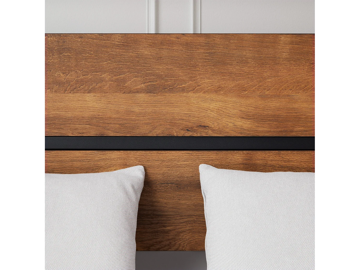 Bett 145x94,5x210 cm Schwarz