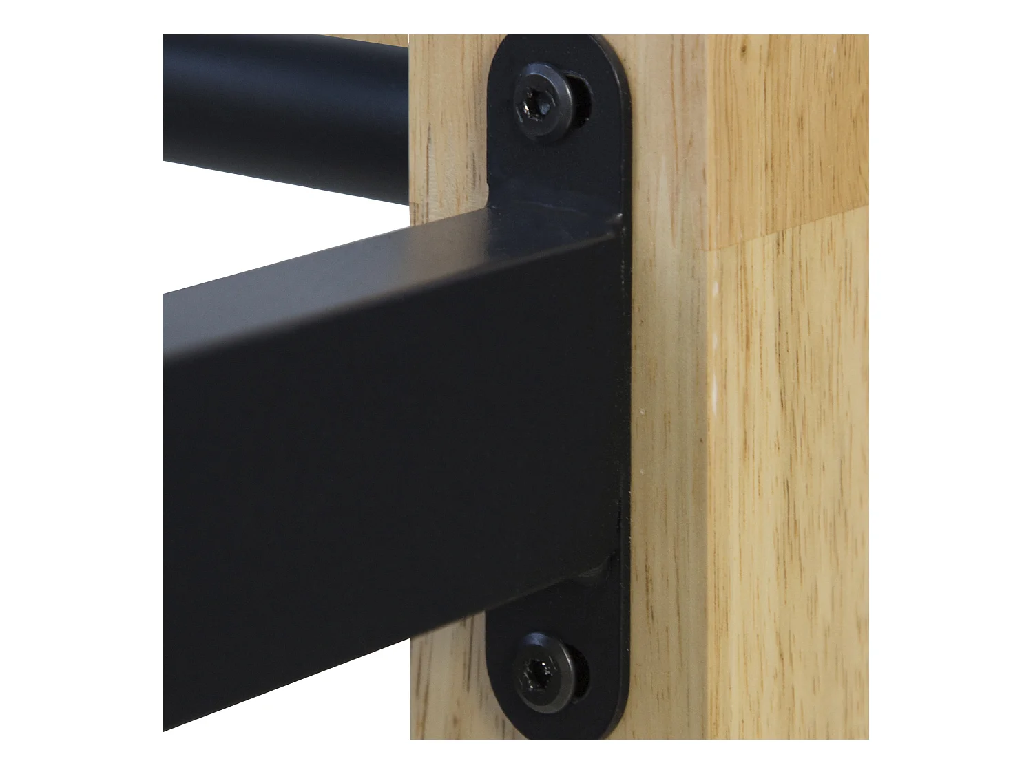 Bett 90x200 cm schwarz