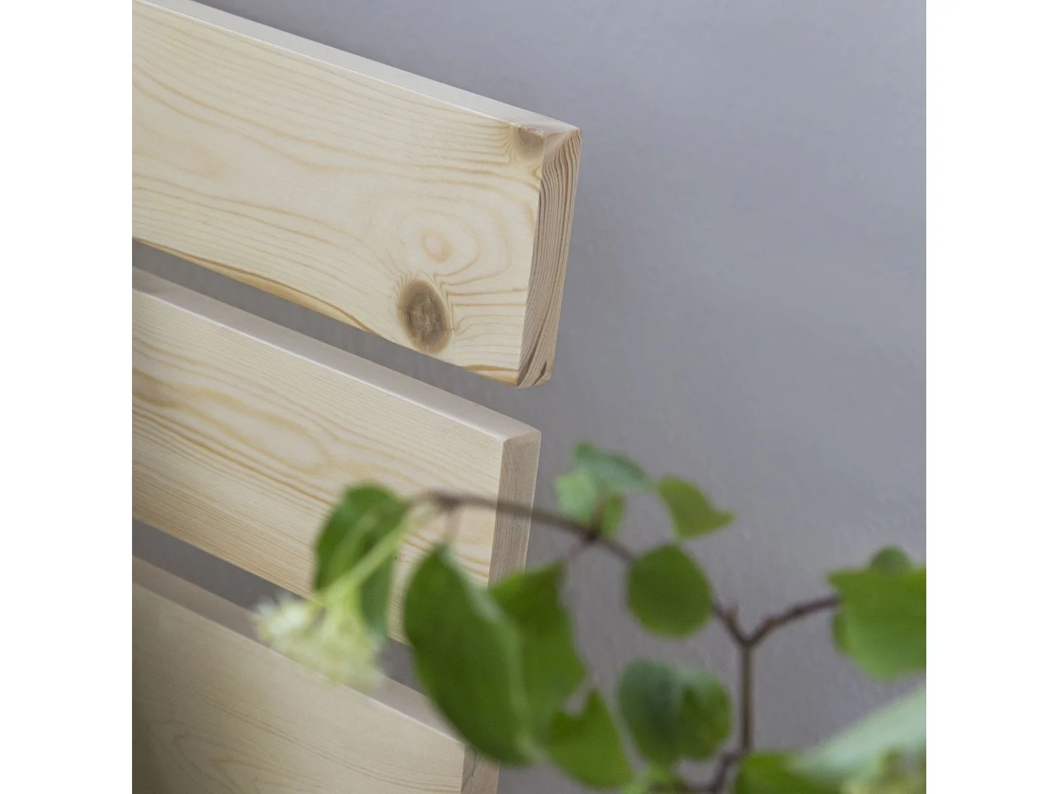 Doppelbett 160x200 cm Naturholz Futonbett