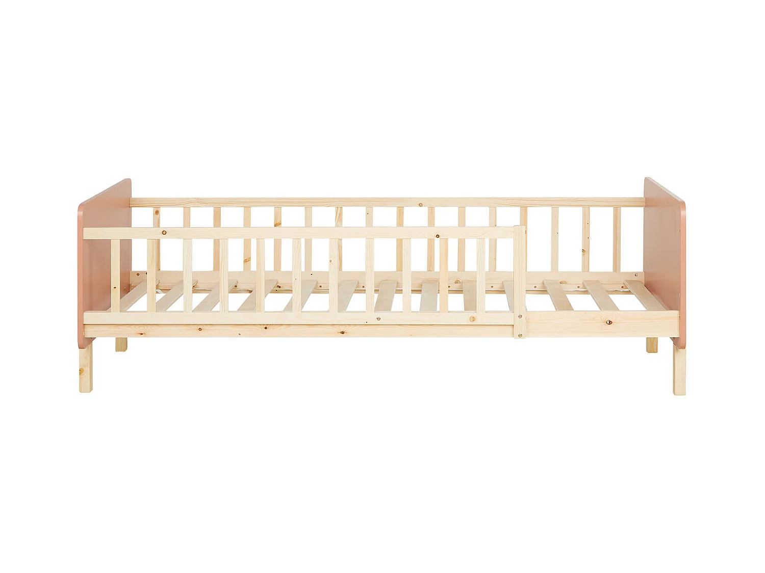 Einzelbett 90x200 cm rot