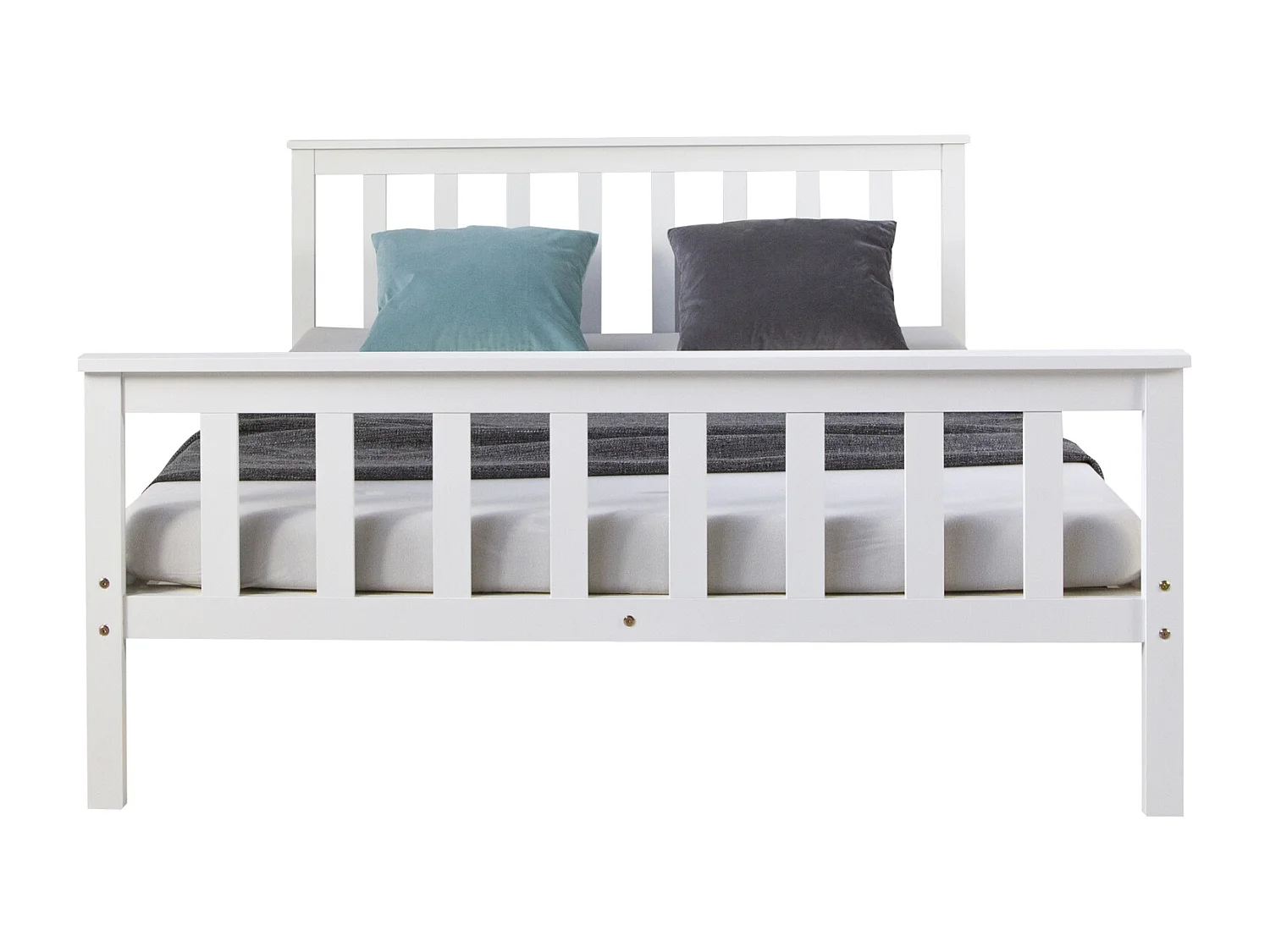 Łóżko 140x200 cm białe 890