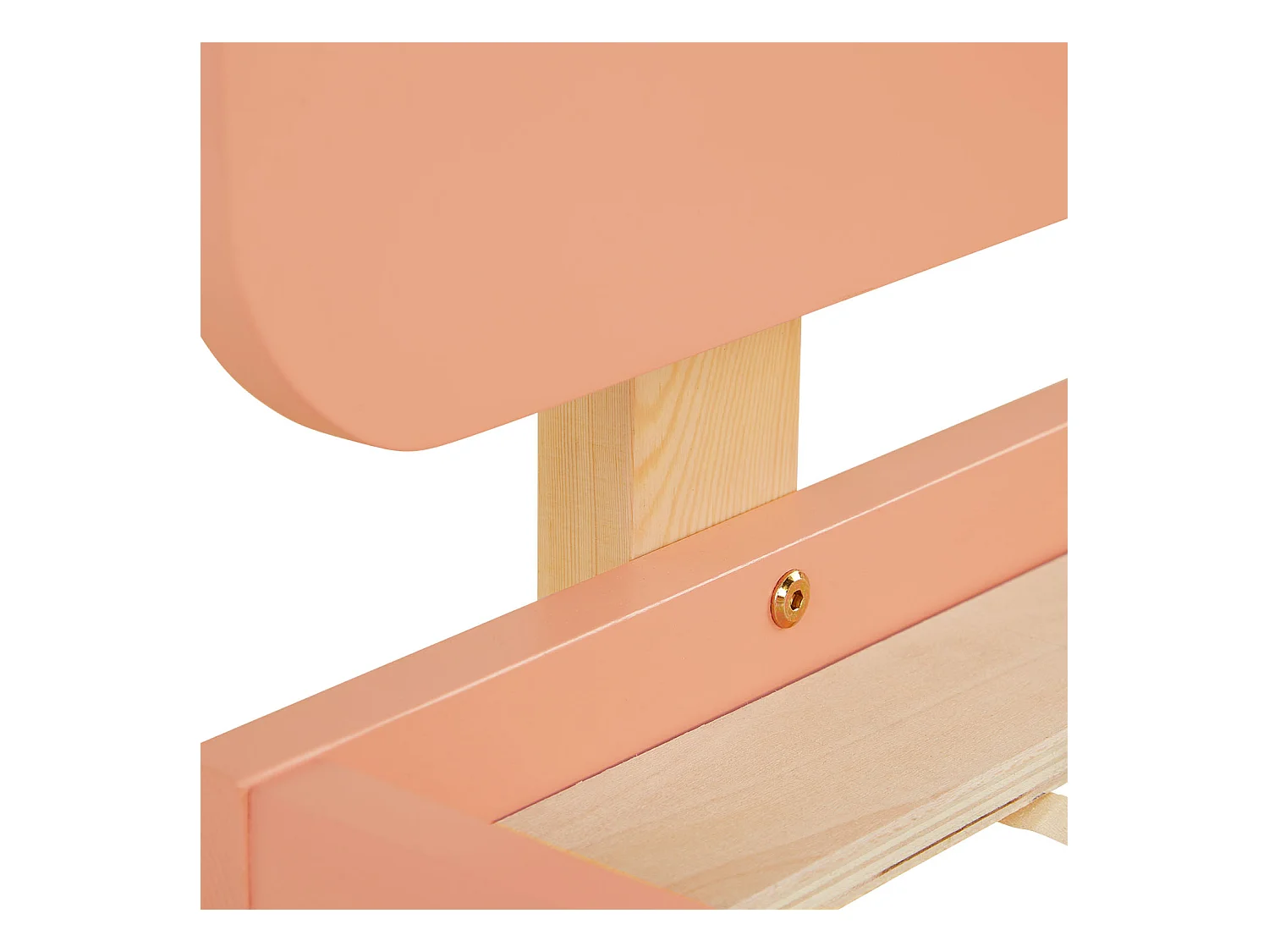 Lit simple 95x76,5x209 cm rouge