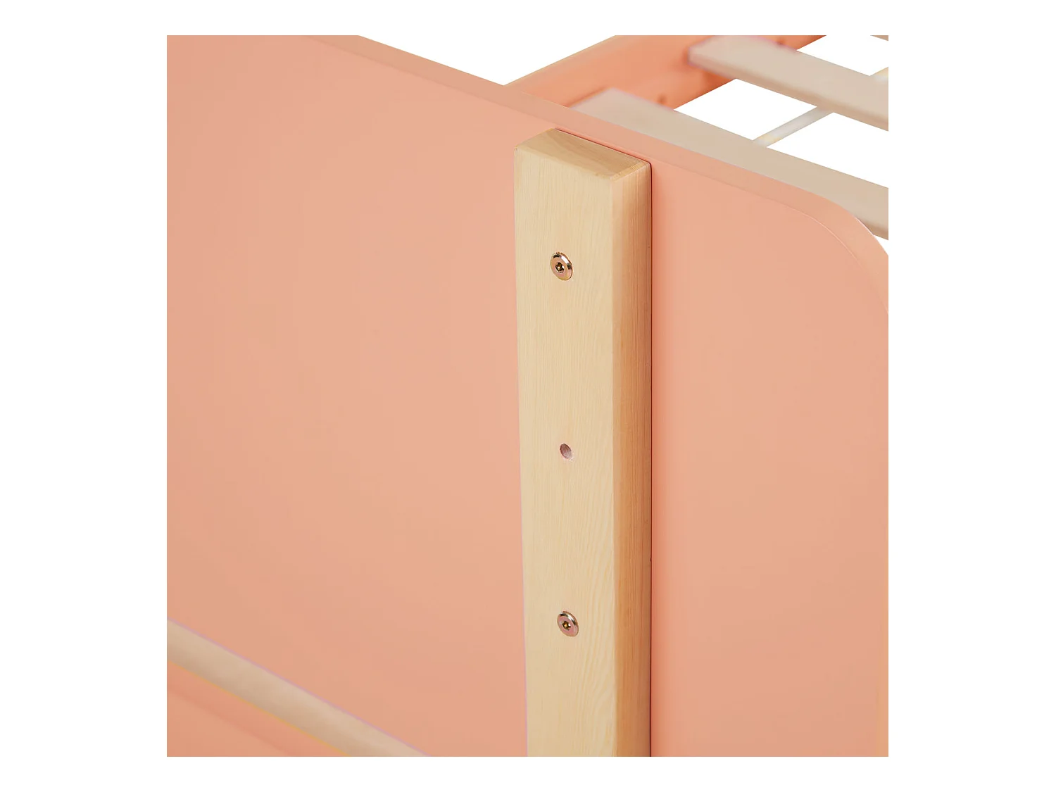 Lit simple 95x76,5x209 cm rouge