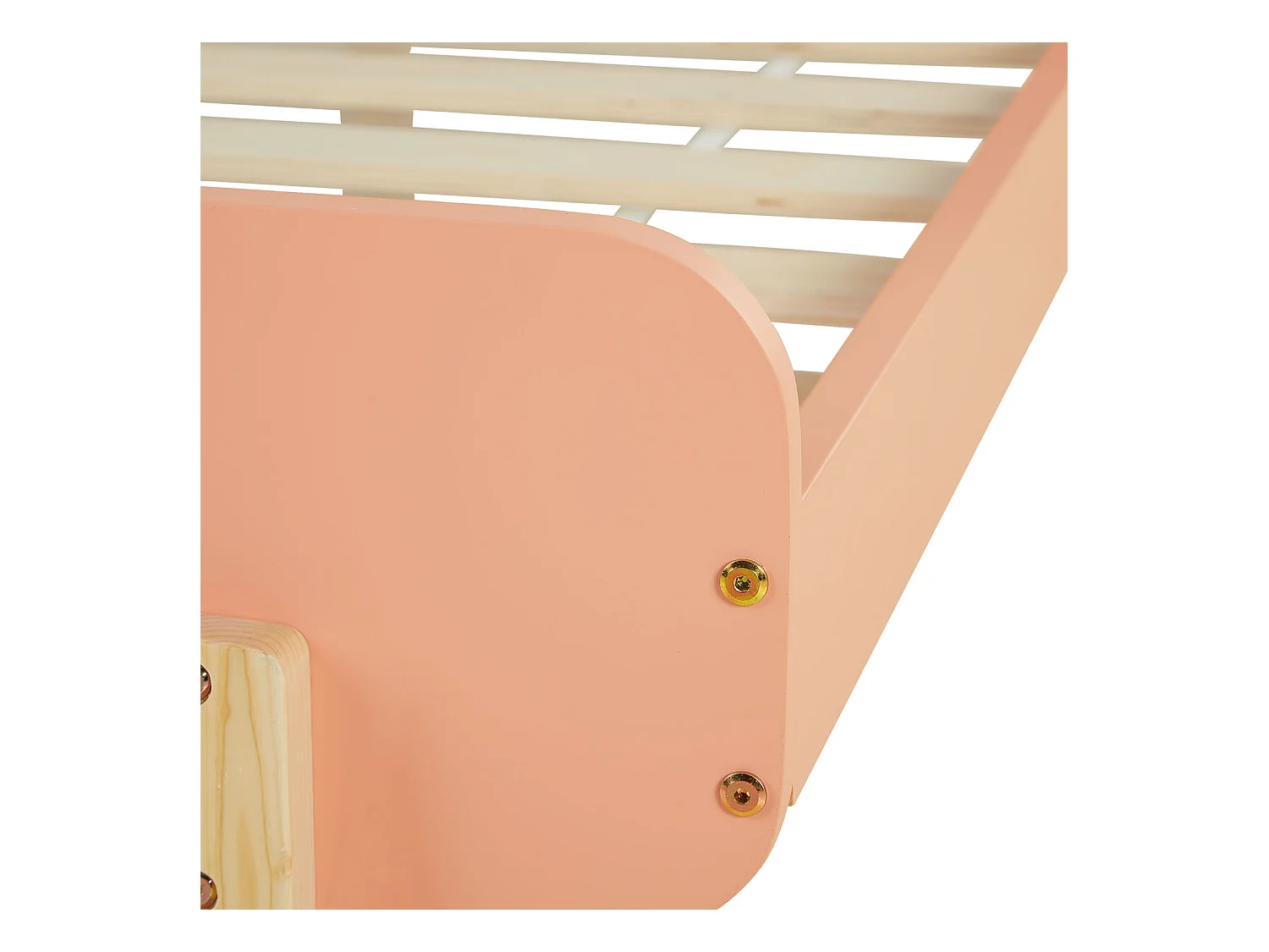 Lit simple 95x76,5x209 cm rouge