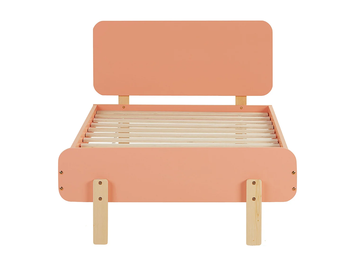 Cama individual 95x76,5x209 cm vermelha