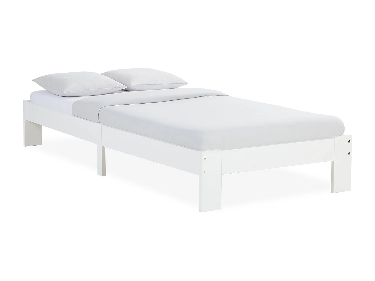 Bedframe 95,5x204x30 cm wit