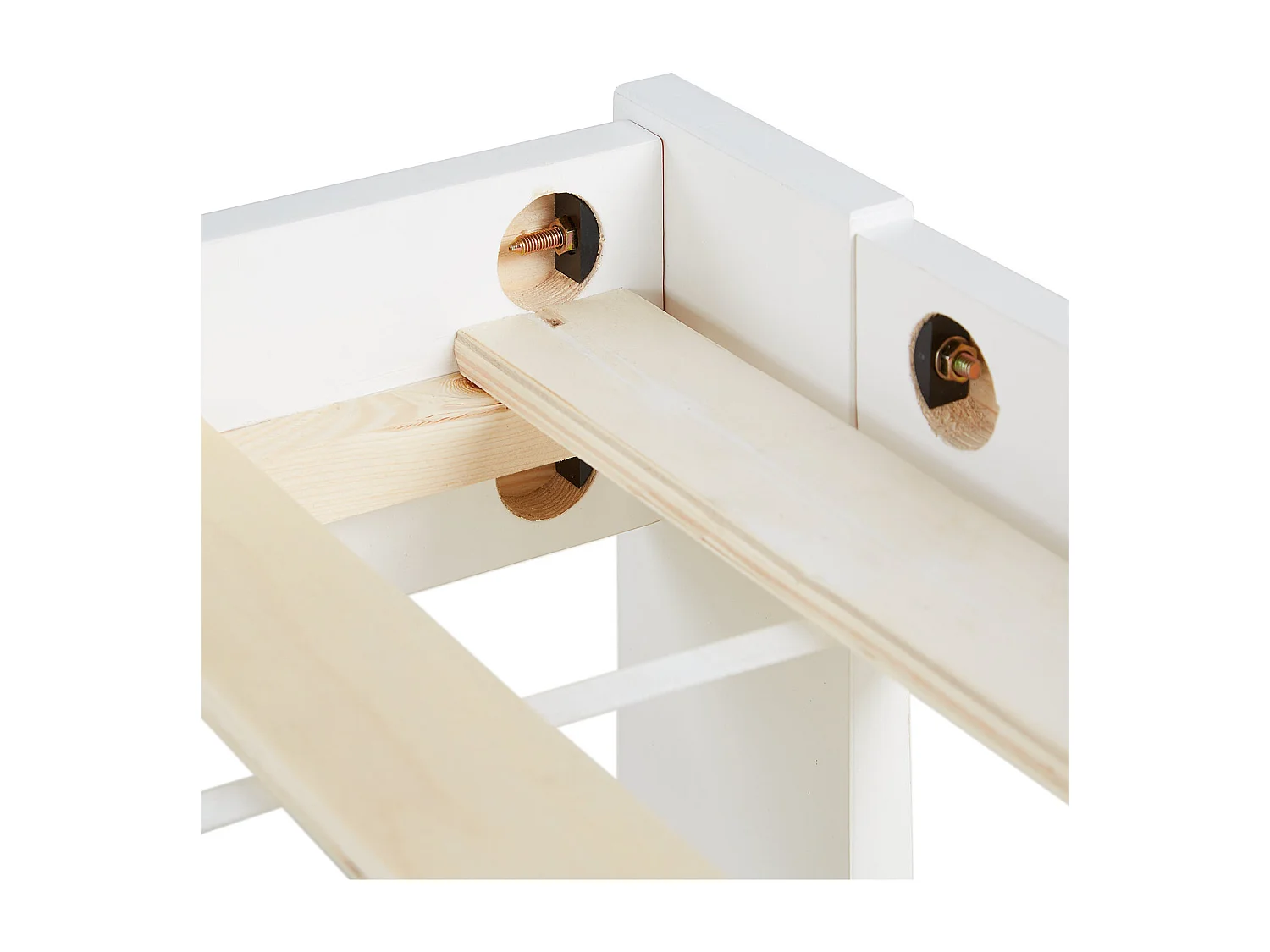 Bedframe 95,5x204x30 cm wit