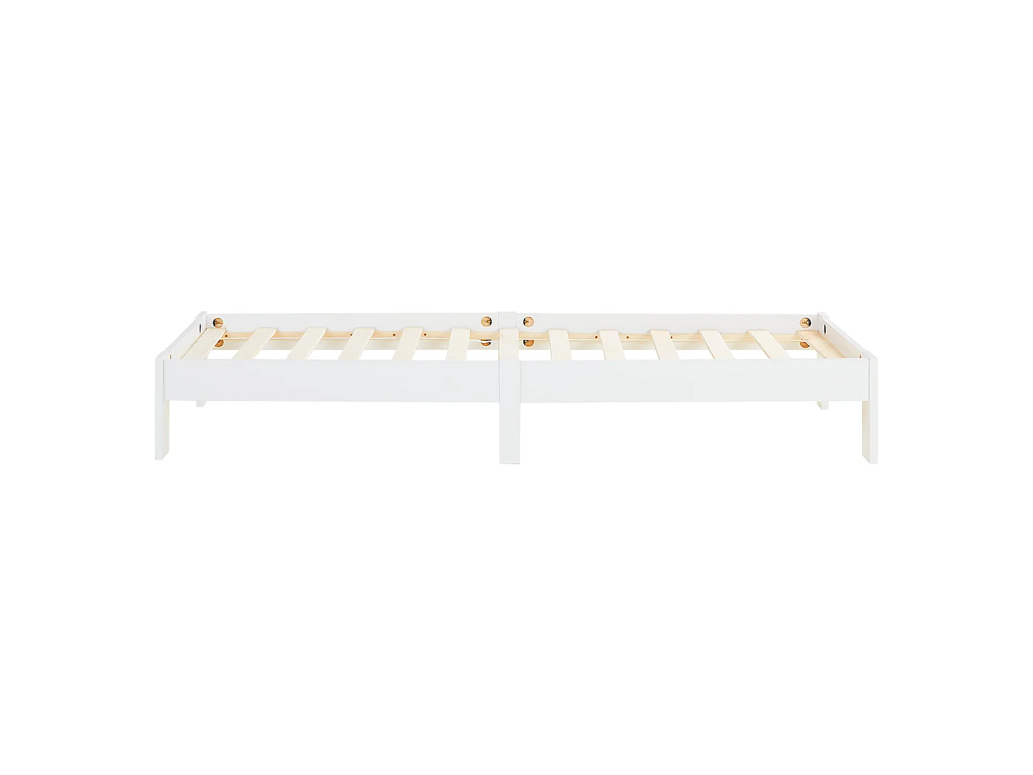 Bed frame 95.5x204x30 cm white