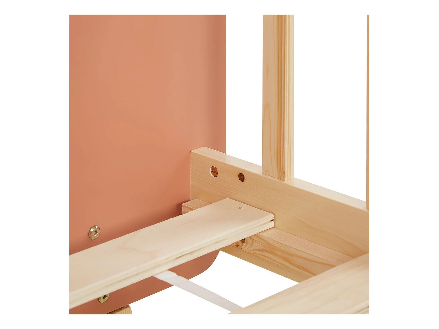 Einzelbett 90x200 cm rot