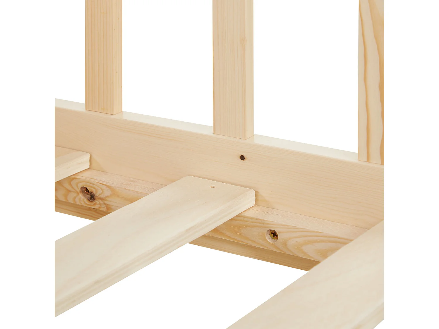 Cama individual 90x200 cm roja