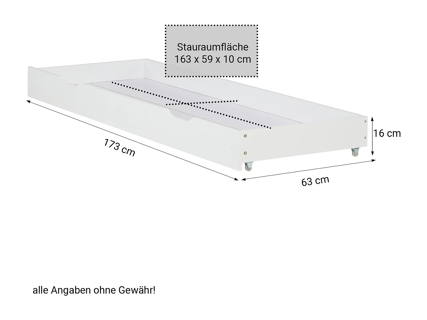 Łóżko pojedyncze 94,5x204,5x66,7 cm białe