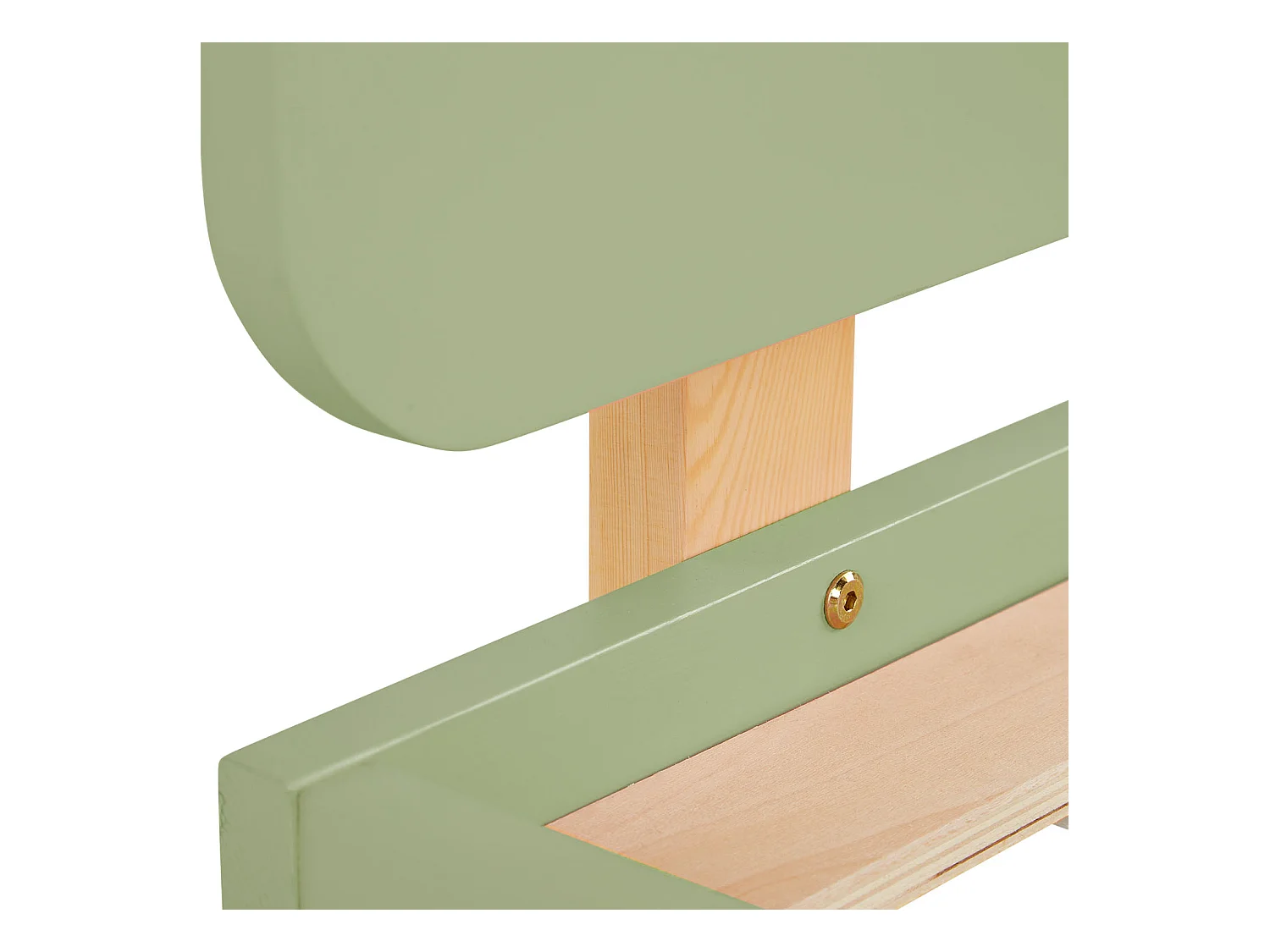 Einzelbett 90x200 cm Grün