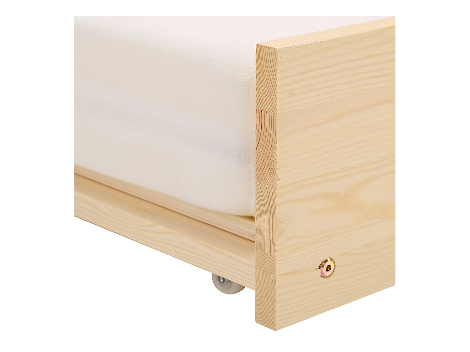 Houten Bed 90x200 cm Natuurlijk