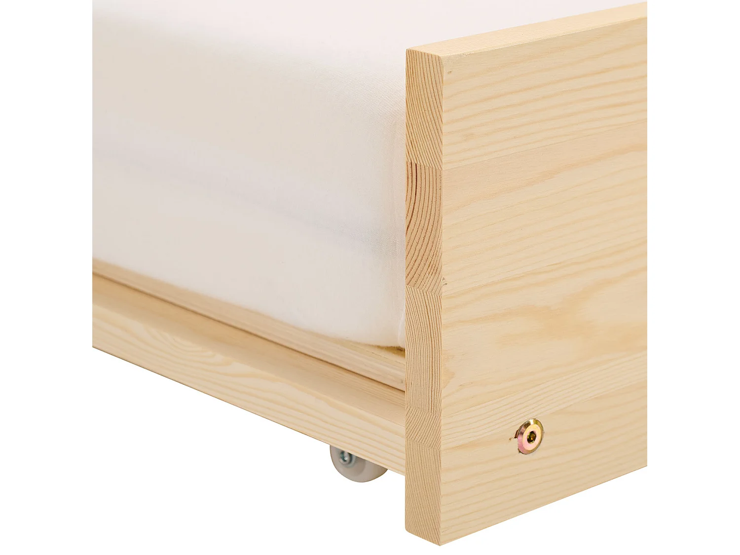 Houten Bed 90x200 cm Natuurlijk