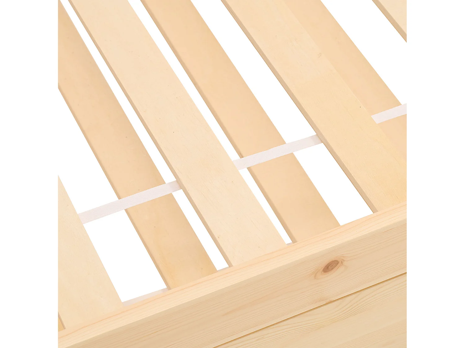 Houten Bed 90x200 cm Natuurlijk