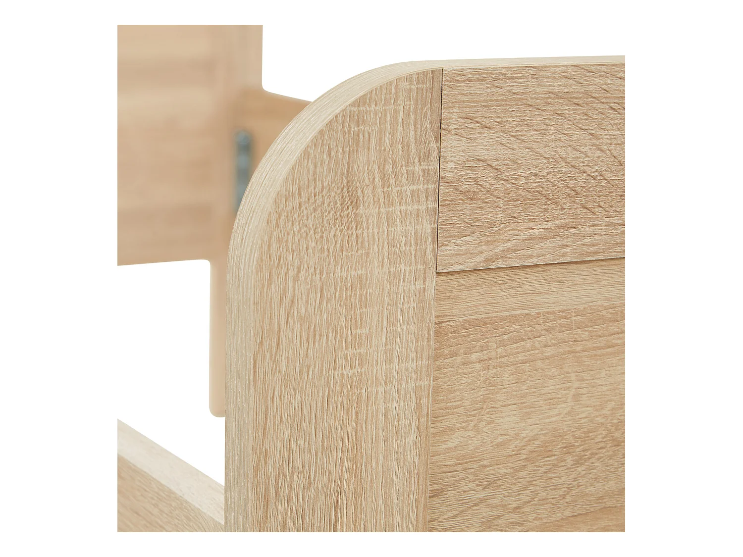 Bett 98,5x206x87 cm Natur Komfort