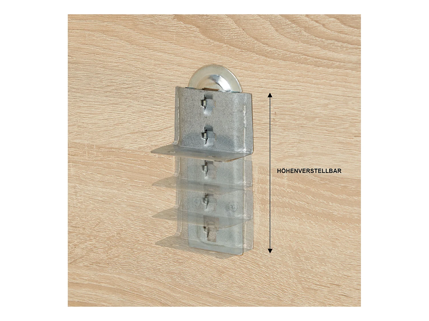 Bett 98,5x206x87 cm Natur Komfort