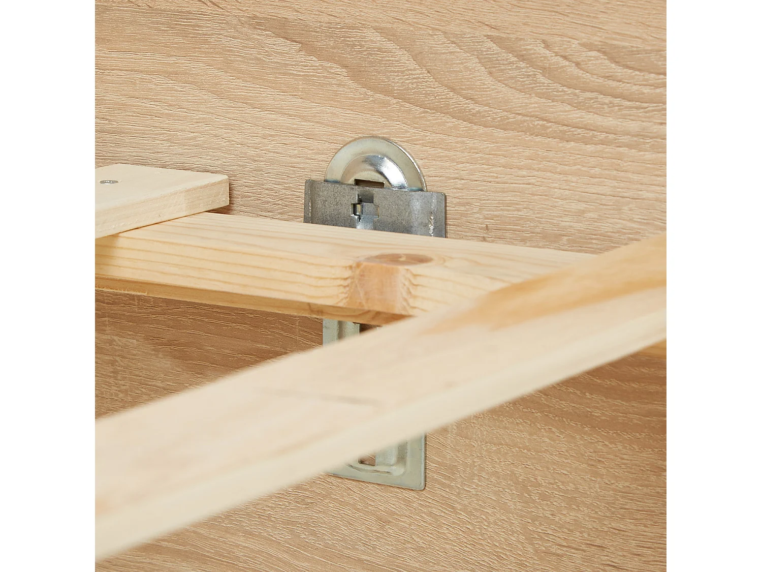 Bed 98,5x206x87 cm naturel Comfort