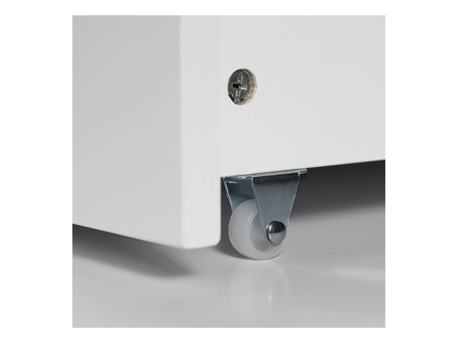 Palettenbett 90x200 cm weiß