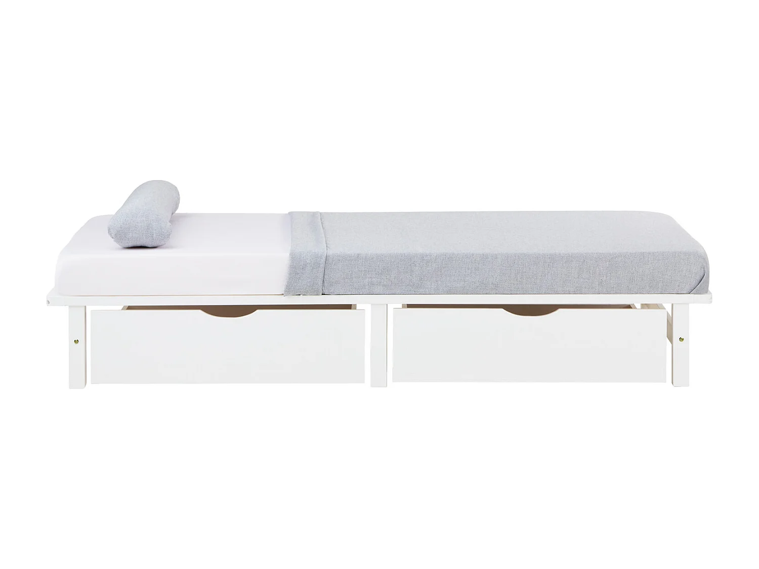 Cama Palete 90x200 cm branca