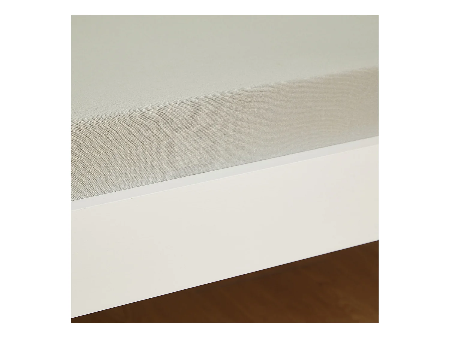 Einzelbett 70x140 cm weiß Shaker-Stil Kinderbett