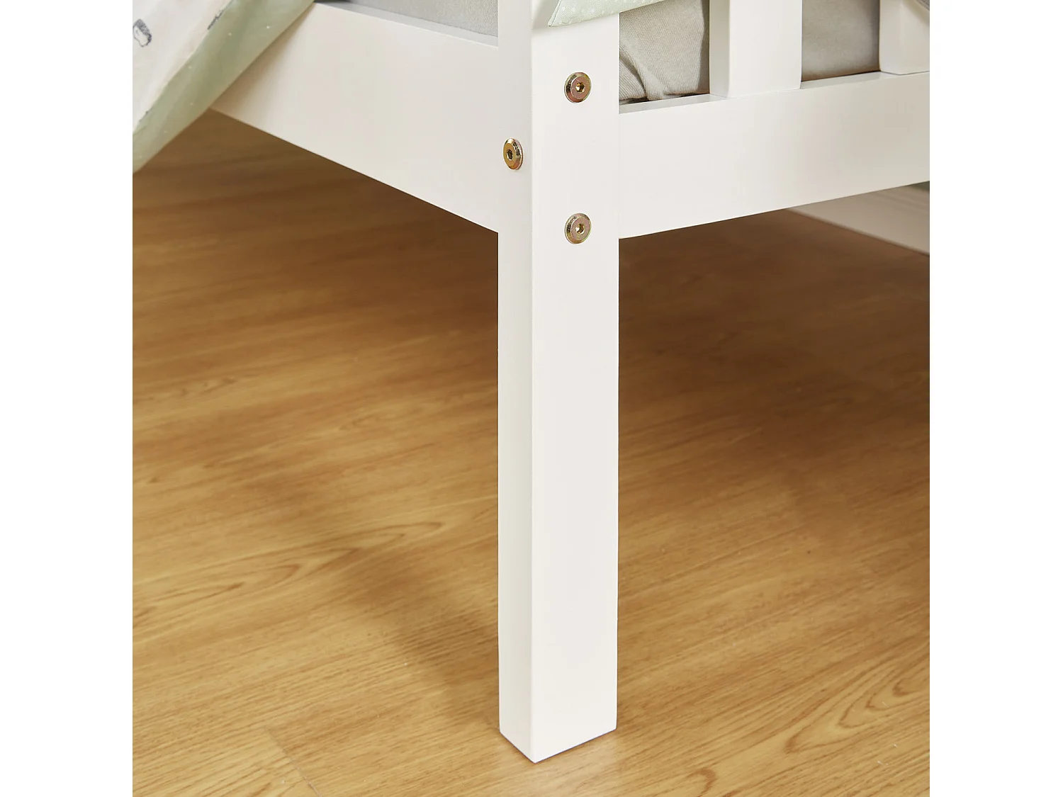 Cama individual 70x140 cm branca Estilo Shaker Cama infantil