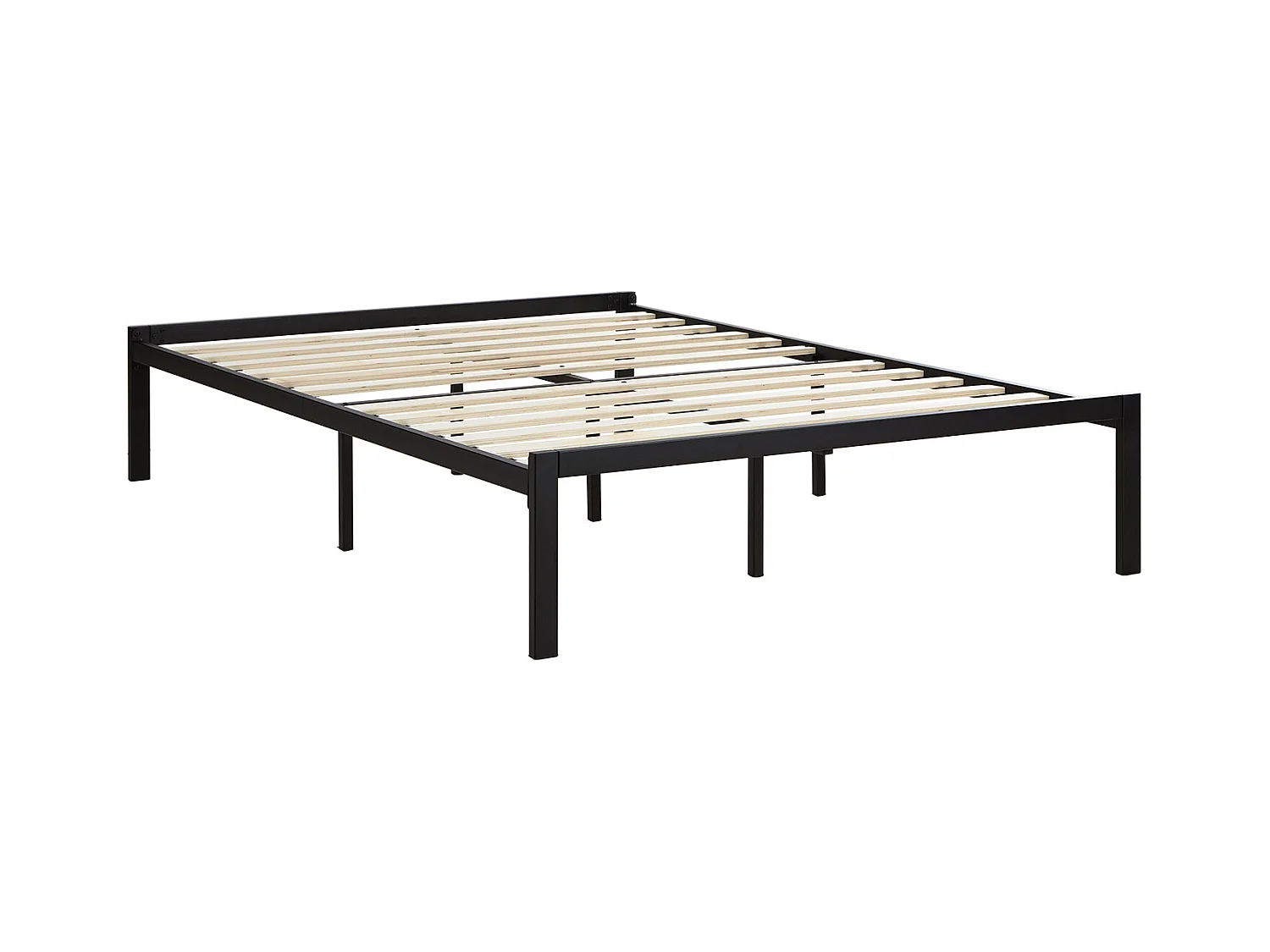 Lit 145x38x205 cm noir