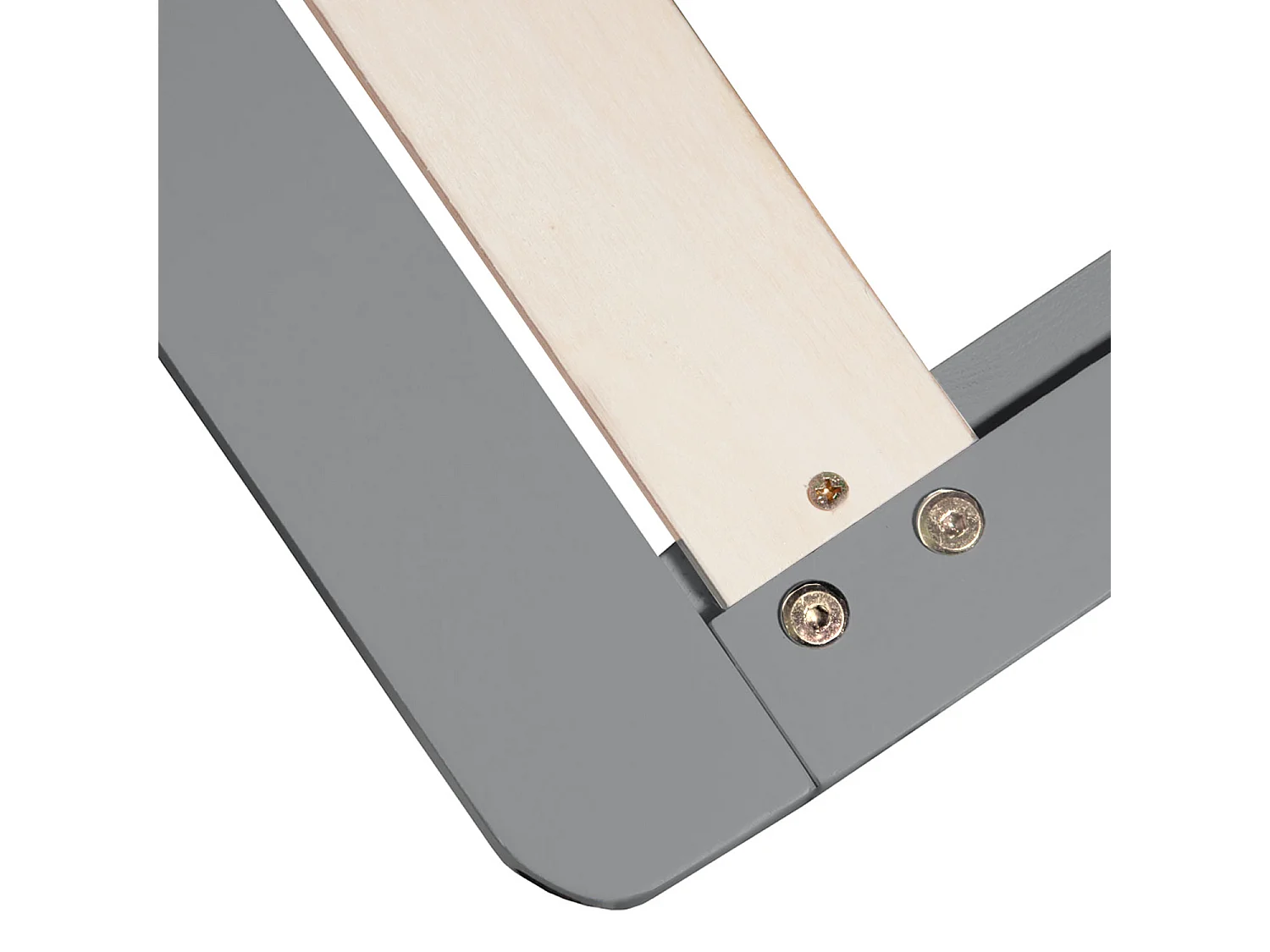 Palettenbett 90x200 cm Grau