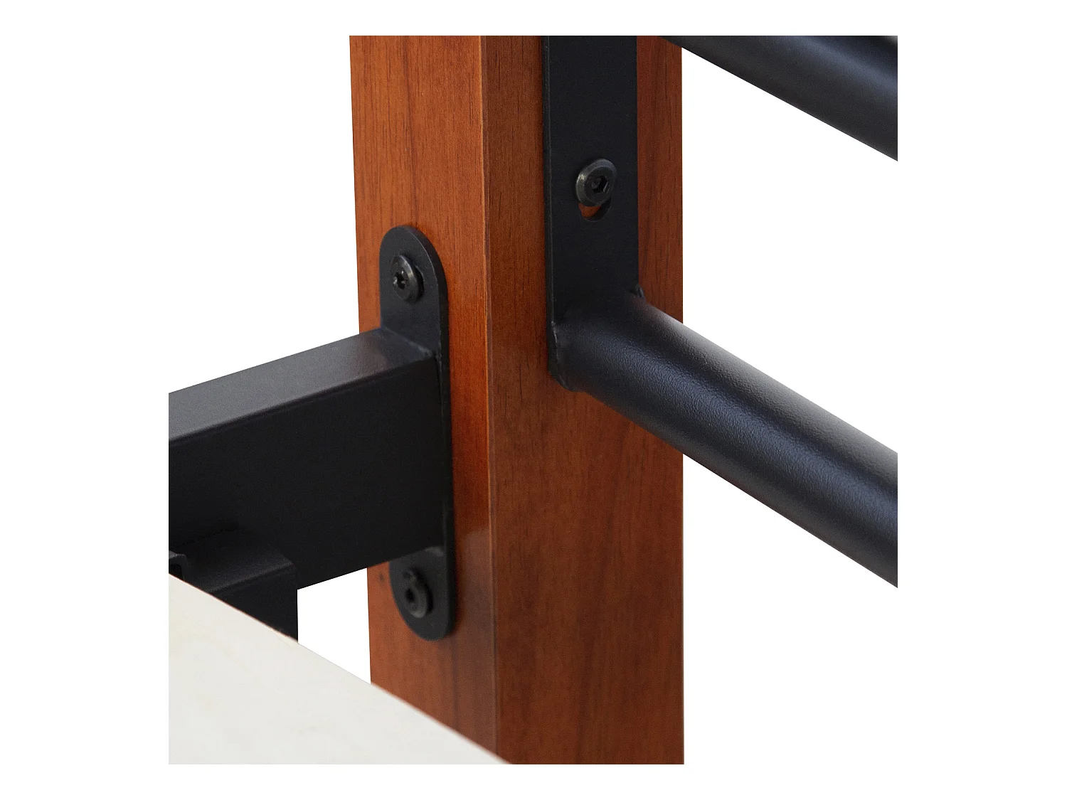 Lit 90x200x12 cm Noir brun