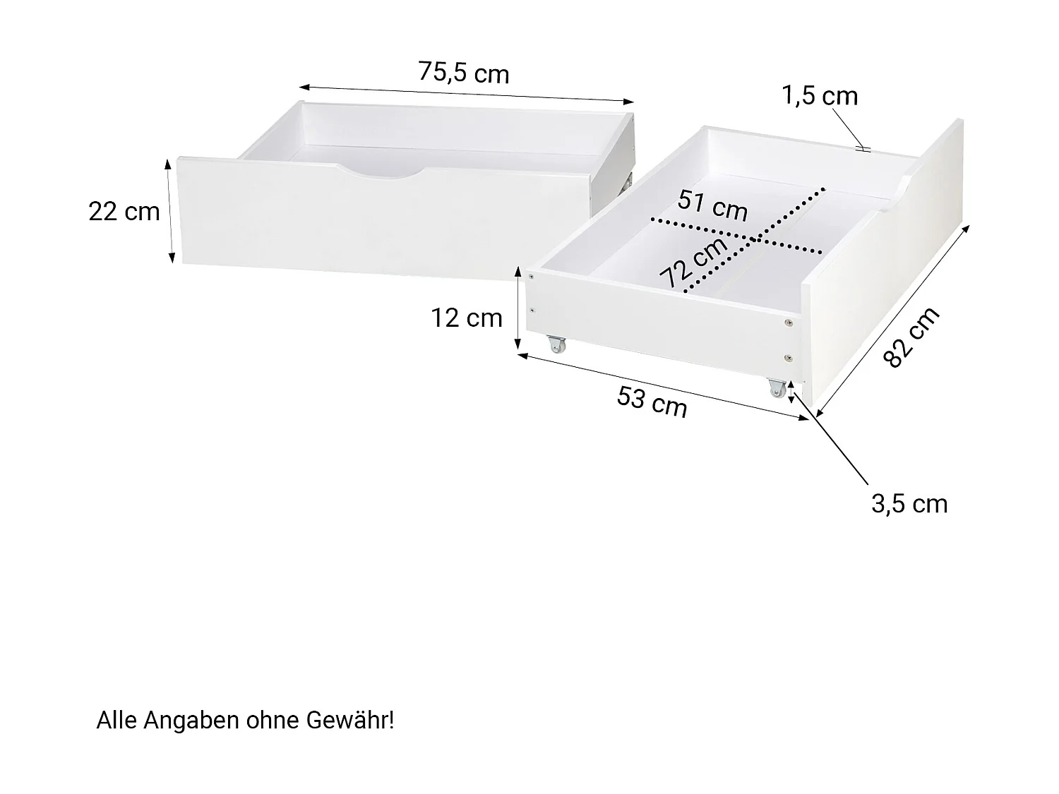 Bed 90x200 cm wit Palletbed Set van 2 Lattenbodem Massief Houten Bed