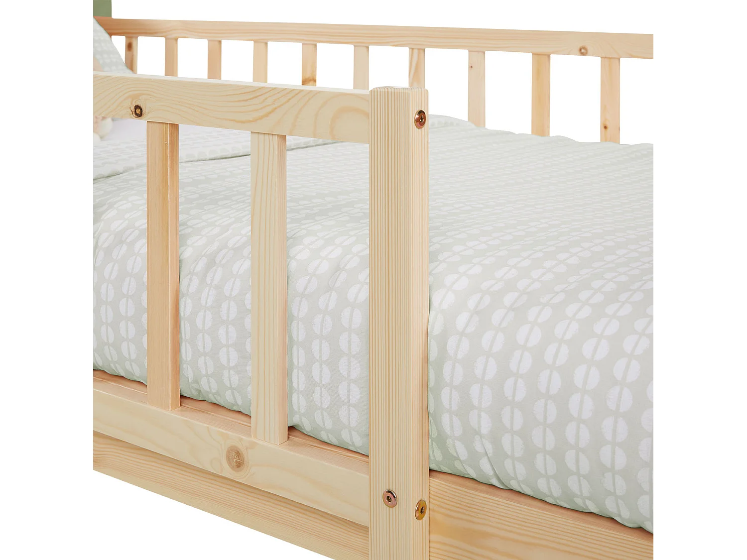 Einzelbett 90x200 cm grün