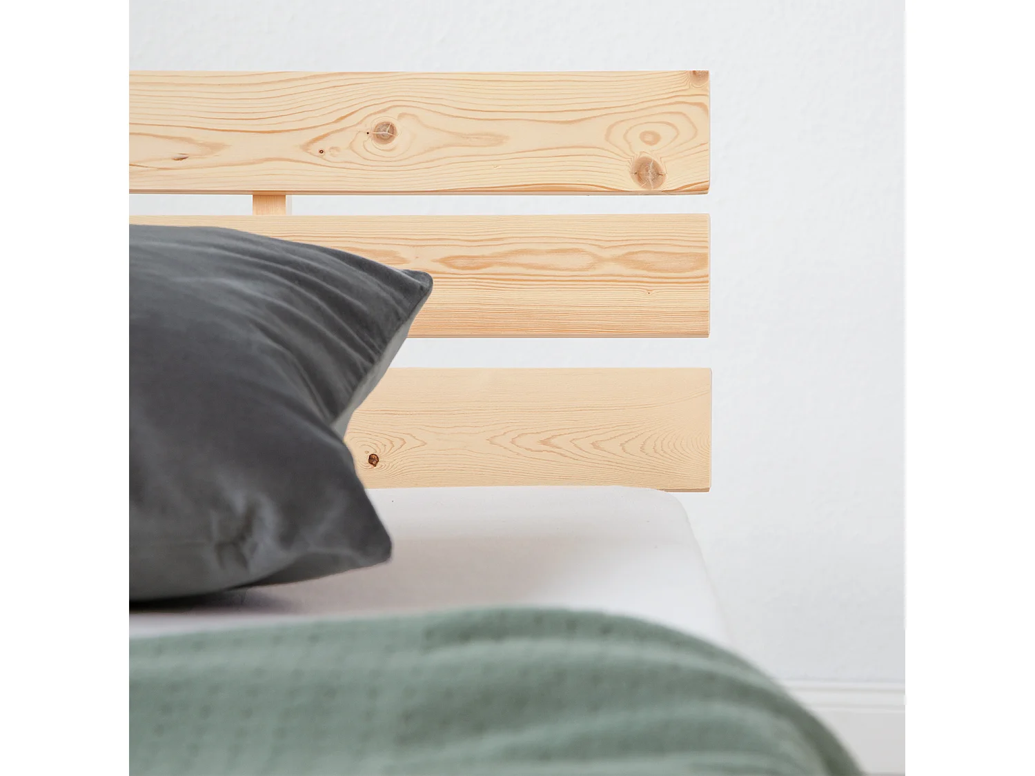 Einzelbett 94,5x204,5x66,7 cm Natur