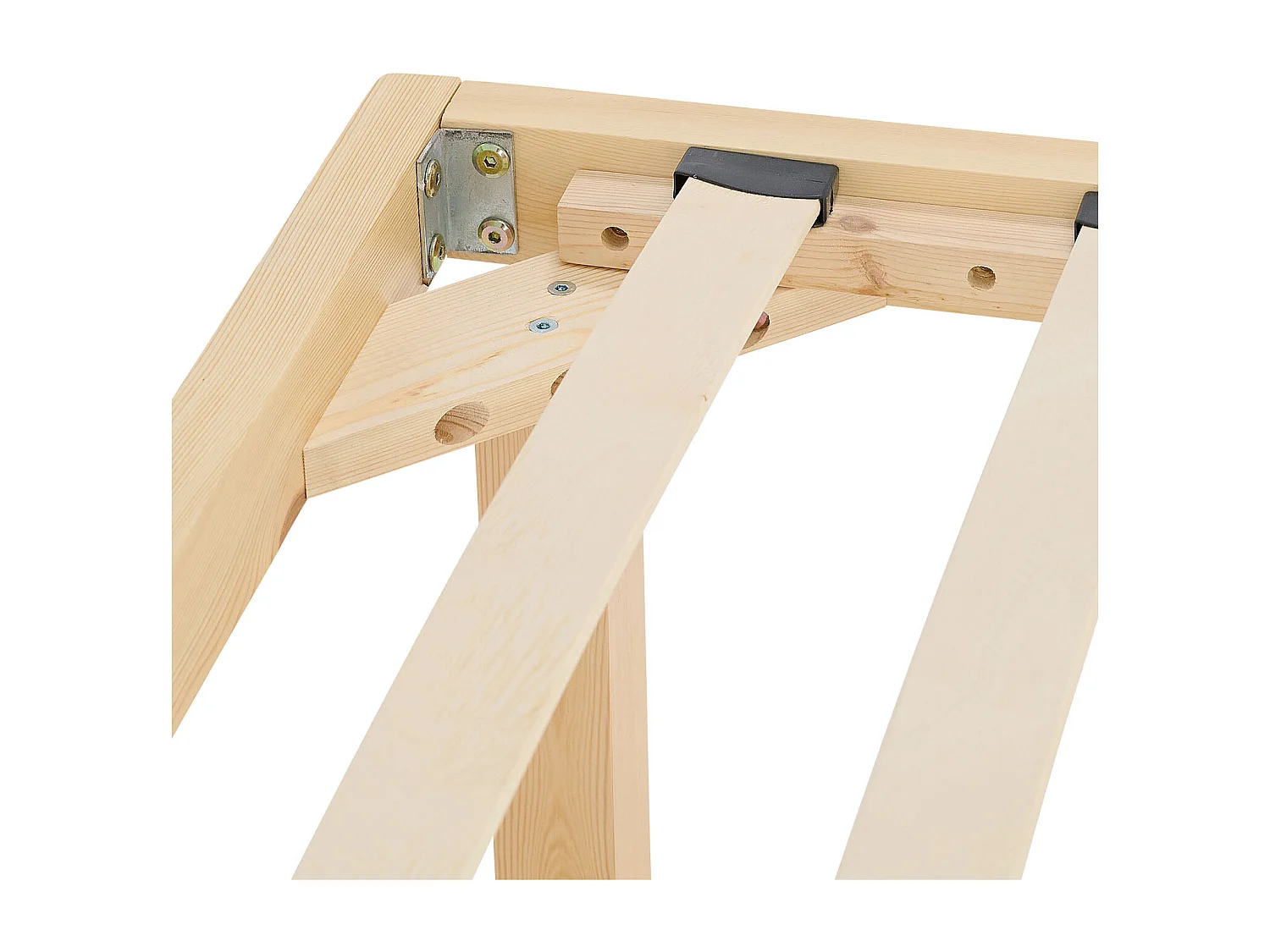 Lit 90x200 cm Naturel