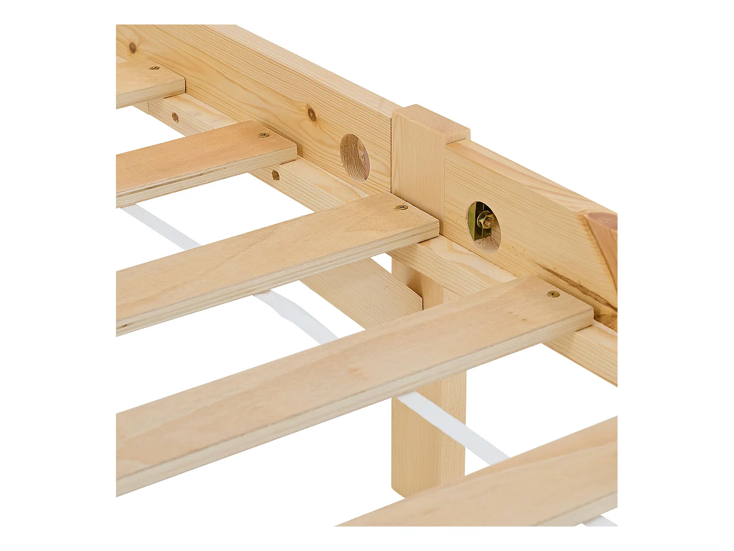 Einzelbett 90x200 cm naturfarben