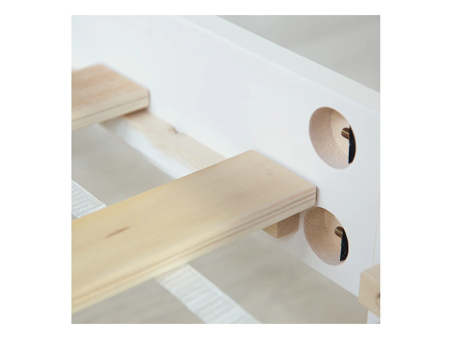 Einzelbett 94,5x204,5x66,7 cm Weißkiefer