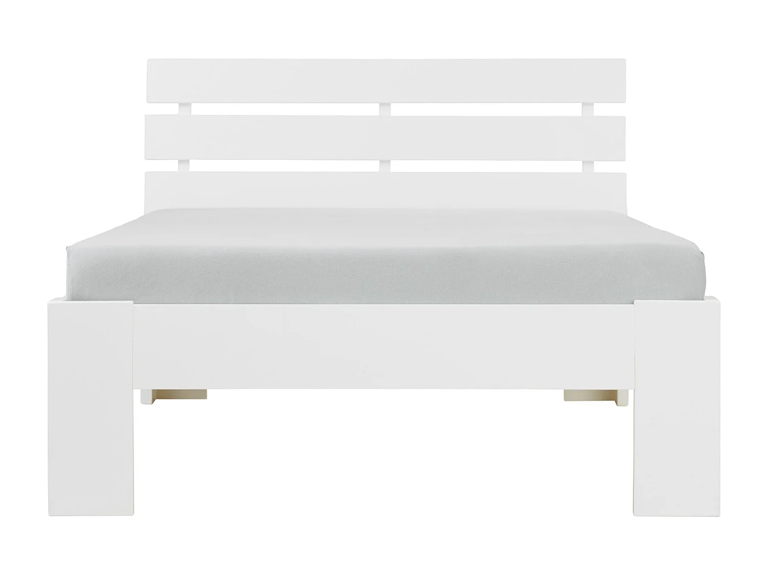 Łóżko pojedyncze 94,5x204,5x66,7 cm sosna biała