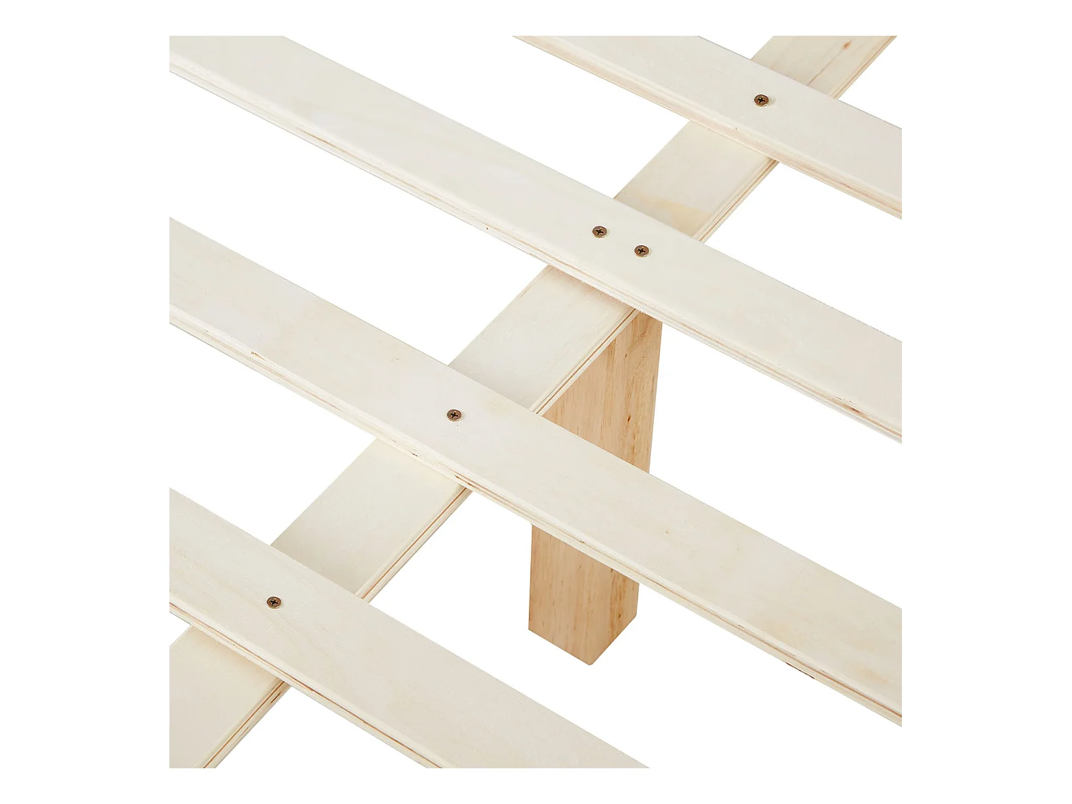 Bett 140x200 cm beige