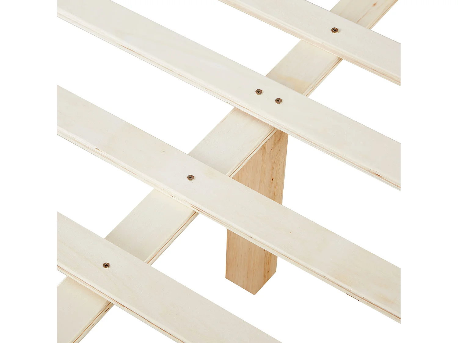 Bett 140x200 cm beige