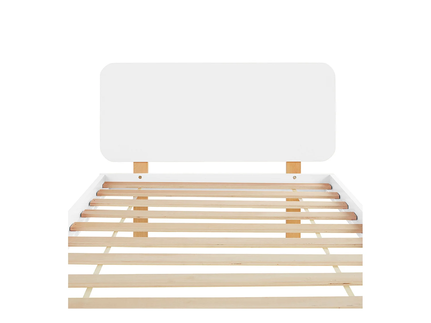 Łóżko pojedyncze 90x200 cm białe