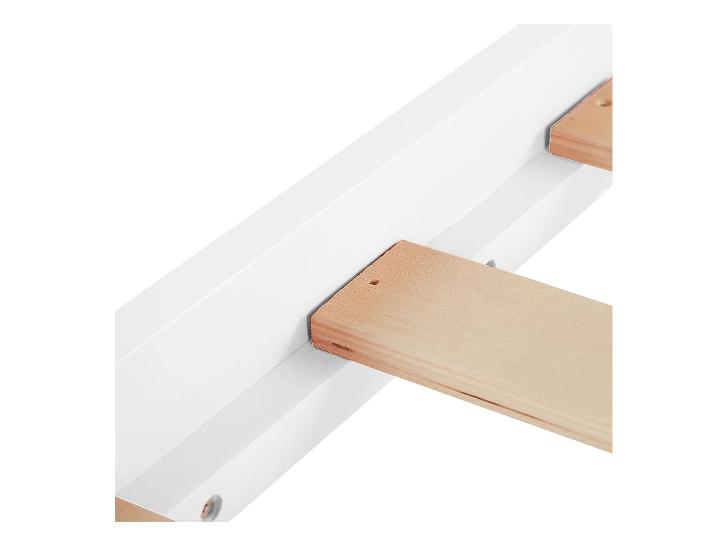 Łóżko pojedyncze 90x200 cm białe